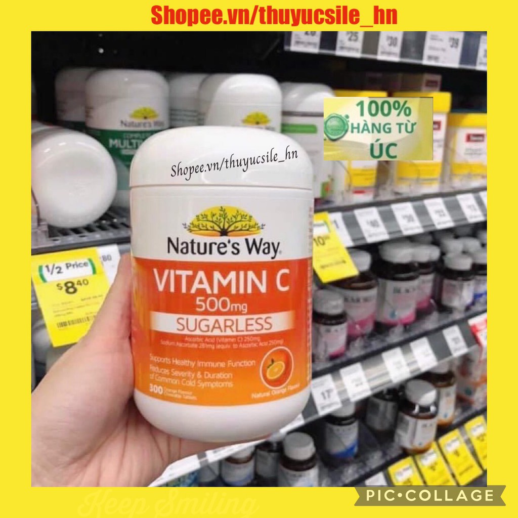 Vitamin c nature way 500mg 300 viên