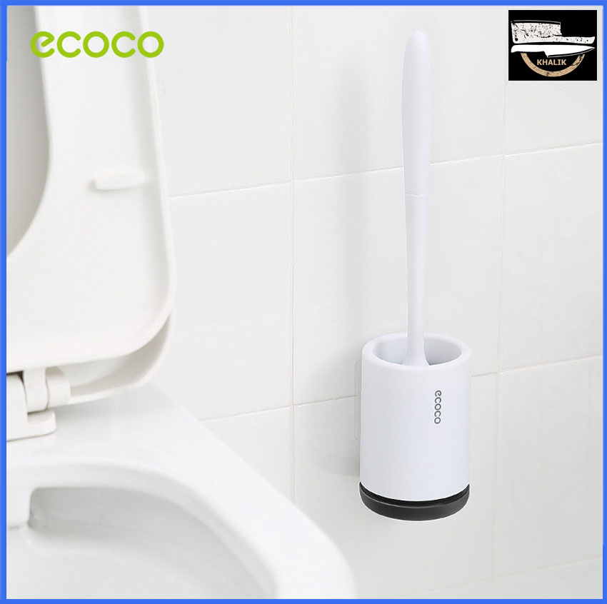 Chổi vệ sinh chổi chà toilet lông mềm loại treo tường hoặc để sàn Ecoco - E1804