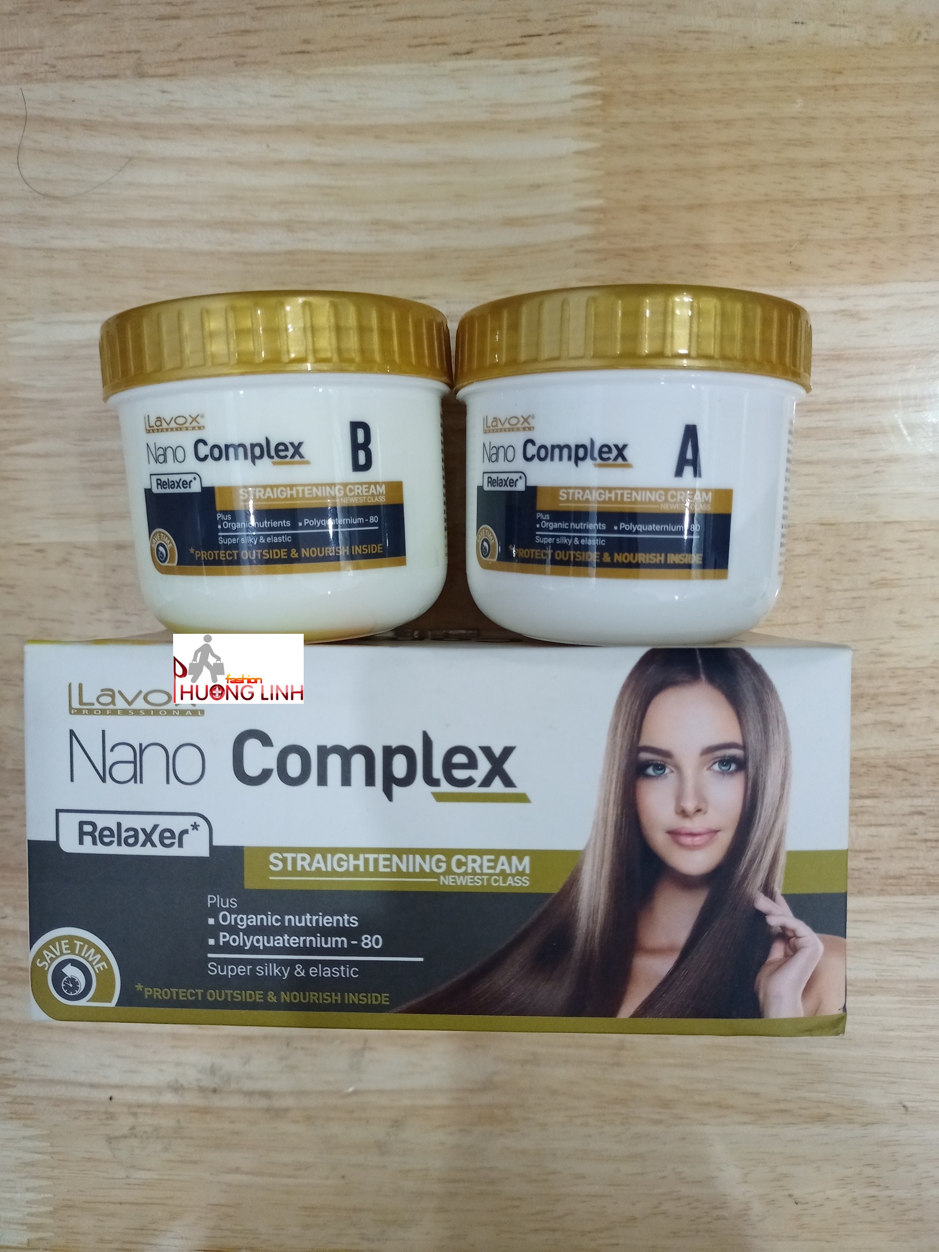 Duỗi lavox nano complex kích cỡ mini size 150ml x 2 hủ