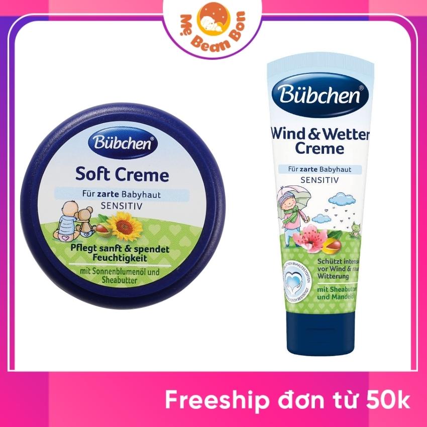 Kem Nẻ cho bé Bubchen Soft Creme Đức Cho bé từ sơ sinh dưỡng ẩm ngăn nẻ làm lành da bị tổn thương giúp da mịn màng