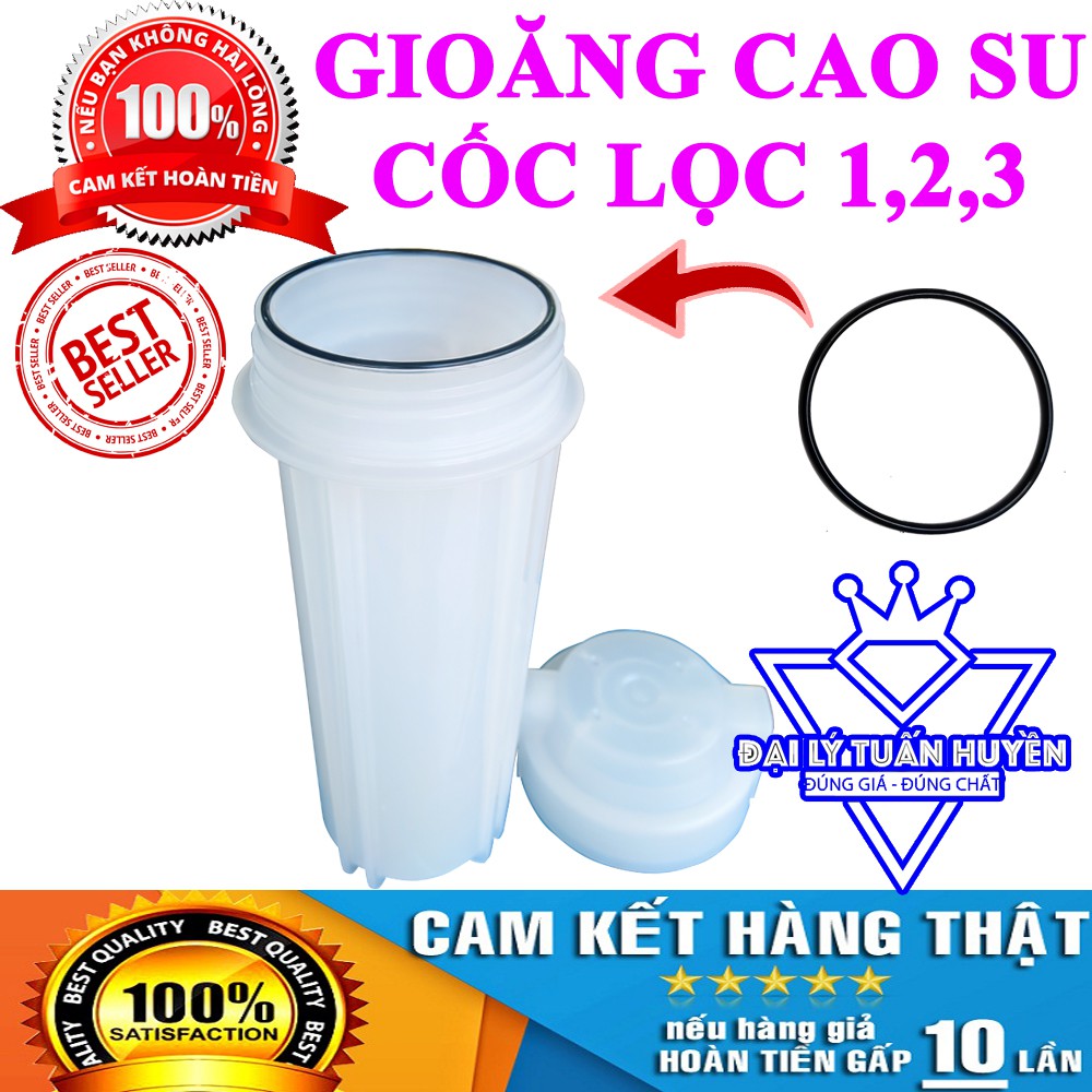 Gioăng Cao Su - Ron cao su dùng cho cốc lọc 123 - Máy lọc nước RO
