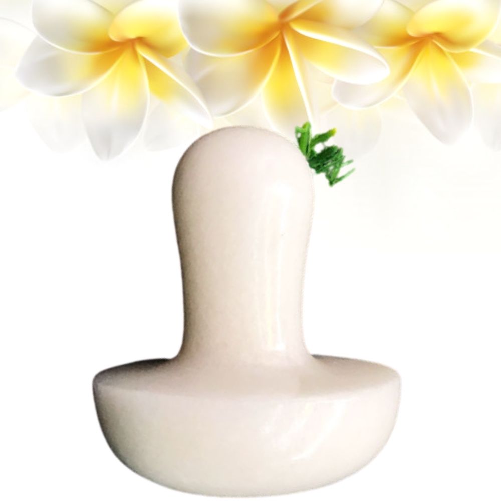 Xả lỗ - đá massage cẩm thạch hình nấm - đá massage body - 1 viên