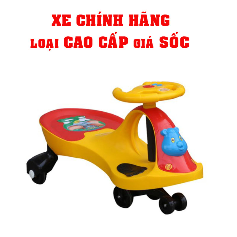 Xe lắc Nhựa an toàn cho bé. Xe lắc Song Long chính hãng cho bé, Xe lắc có nhạc cho bé-poloma
