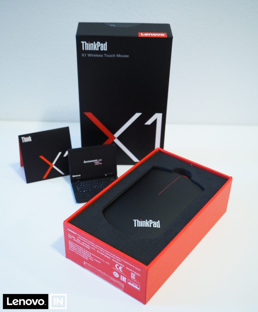 Chuột không dây Lenovo Thinkpad X1 Wireless Touch Mouse - Hàng chính hãng
