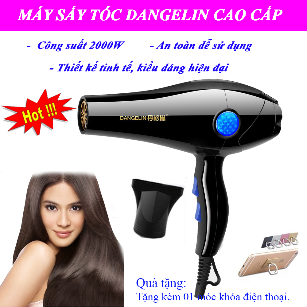Máy Sấy Tóc Dangelin, Máy Sấy Tóc 2 Chiều, Máy Sấy Tóc Tạo Kiểu. Thiết Kế Kiểu Dáng Hiện Đại, Chế Độ Sấy Nóng Lạnh Dễ Dàng Tạo Kiểu Tóc, Tích Hợp Công Nghệ Bảo Vệ Tóc Không Gẫy Gọn Hư Tổn, BH 1 đổi 1!