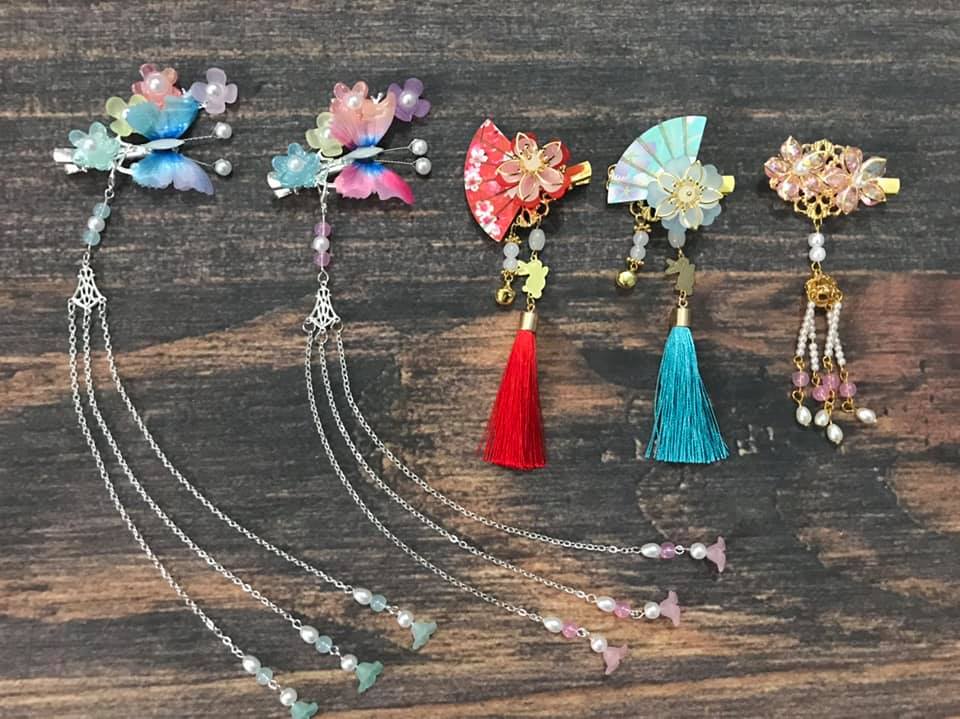 Kẹp tóc cổ trang cho bé