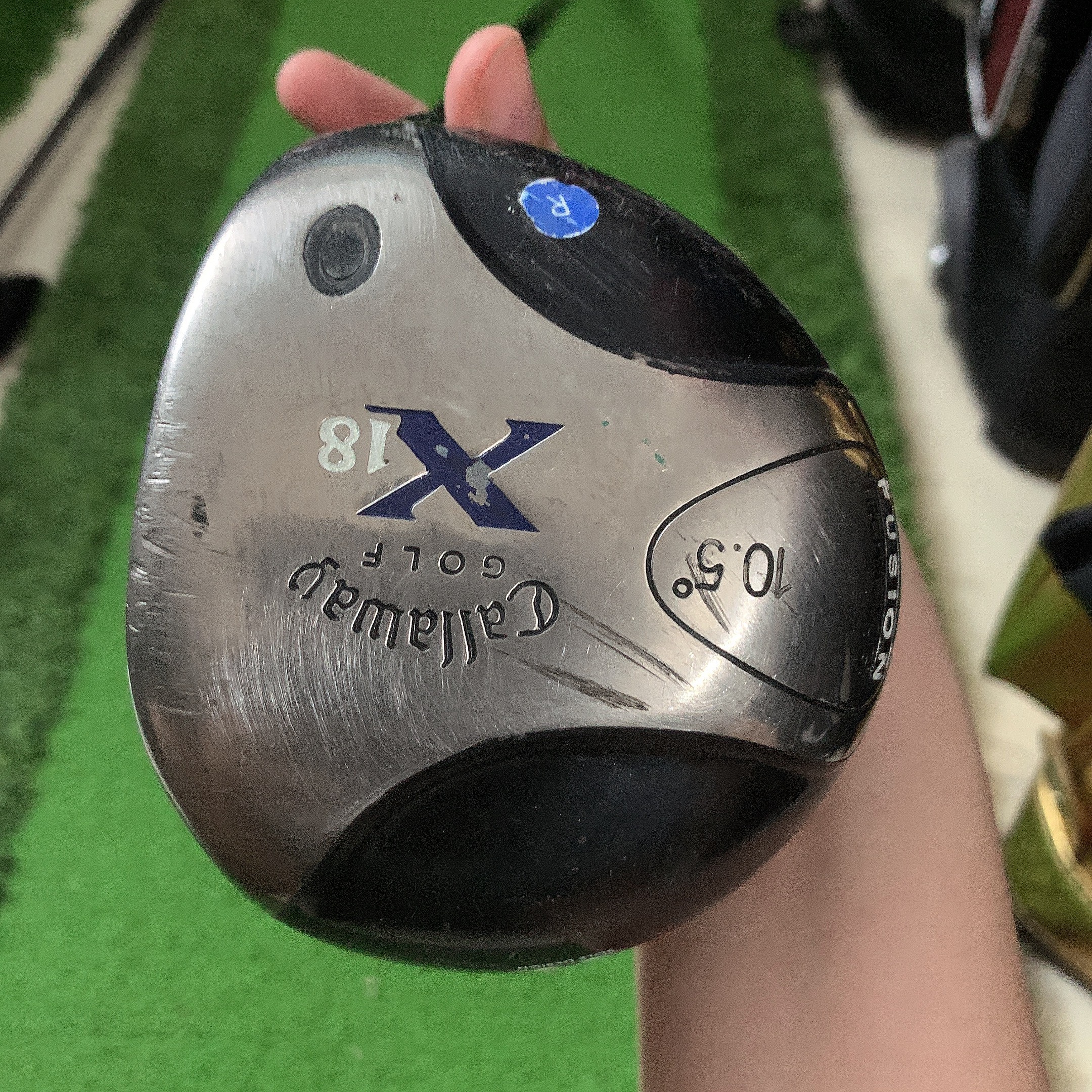 Gậy golf driver callaway x18 10.5 độ nam cán graphite flex r - gậy golf cũ