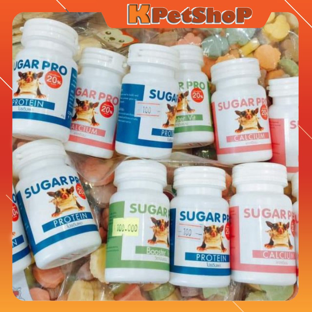 Vitamin Sugar Pro bổ sung dinh dưỡng cho Sóc Bay Úc ( Sugar Glider ) - Protein ( X - dương )