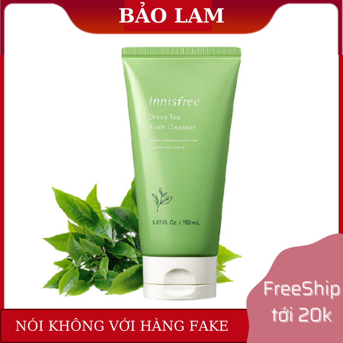 Sữa Rửa Mặt Trà Xanh Innisfree Green tea foam cleanser 150 ml -