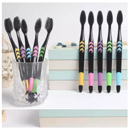Hỗ trợ vận chuyển Set 10 Bàn Chải Đánh Răng than tre hoạt tính chống vi khuẩn