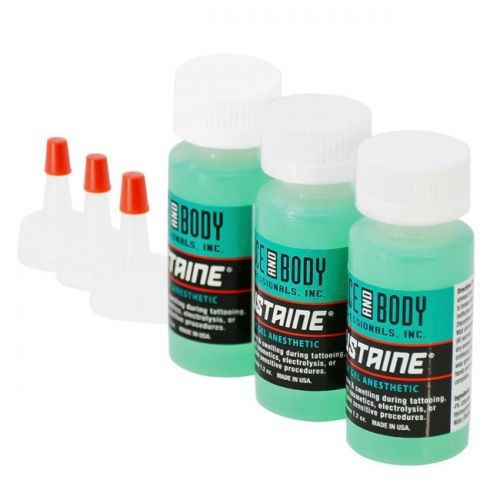 [HCM]Tê Xanh Mỹ Sustaine phun xăm Môi mày 12 OZ (34 g) - Tê dùng trên vết thương hở