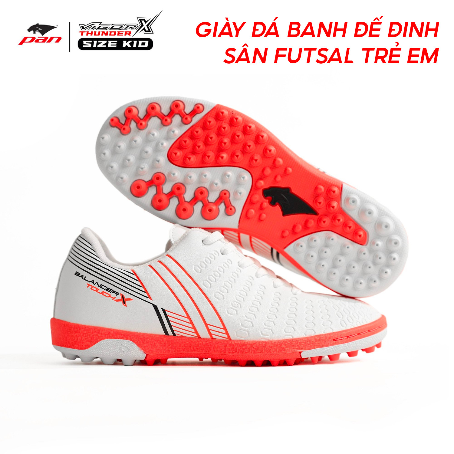 Giày bóng đá trẻ em sân cỏ nhân tạo Pan Thailand Balancer 2024 size 32-38