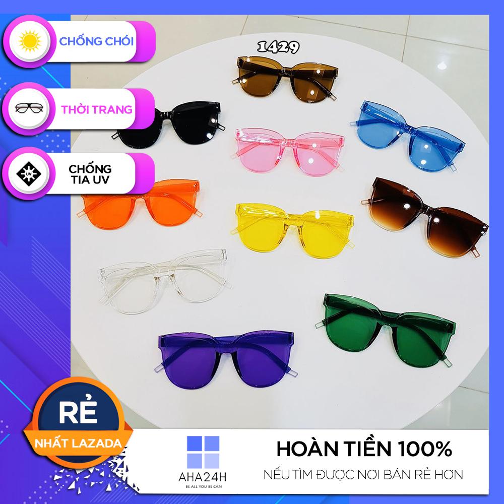 [HCM]Kính mát nữ cao cấp Ah1429 - Mắt kính nam nữ thời trang sang chảnh chống chói nhiều màu cực đẹp