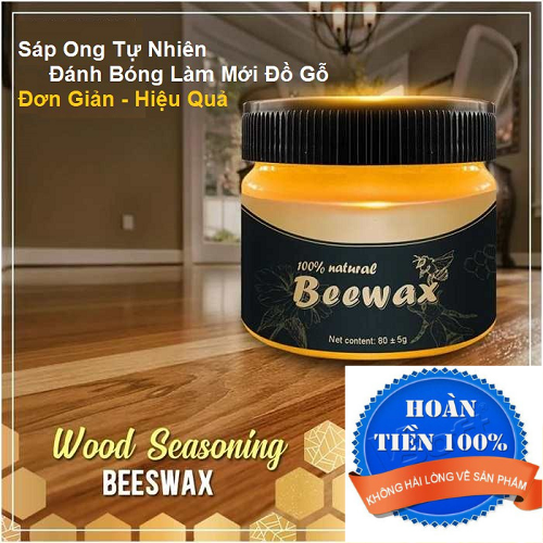 Sáp Ong Nội Thất Chăm Sóc Đánh Bóng Chống Thấm Nước Chống Sáp Tầng Sáp Gỗ Gia Vị Beewax 85G sáp ong đánh bóng đồ gỗ