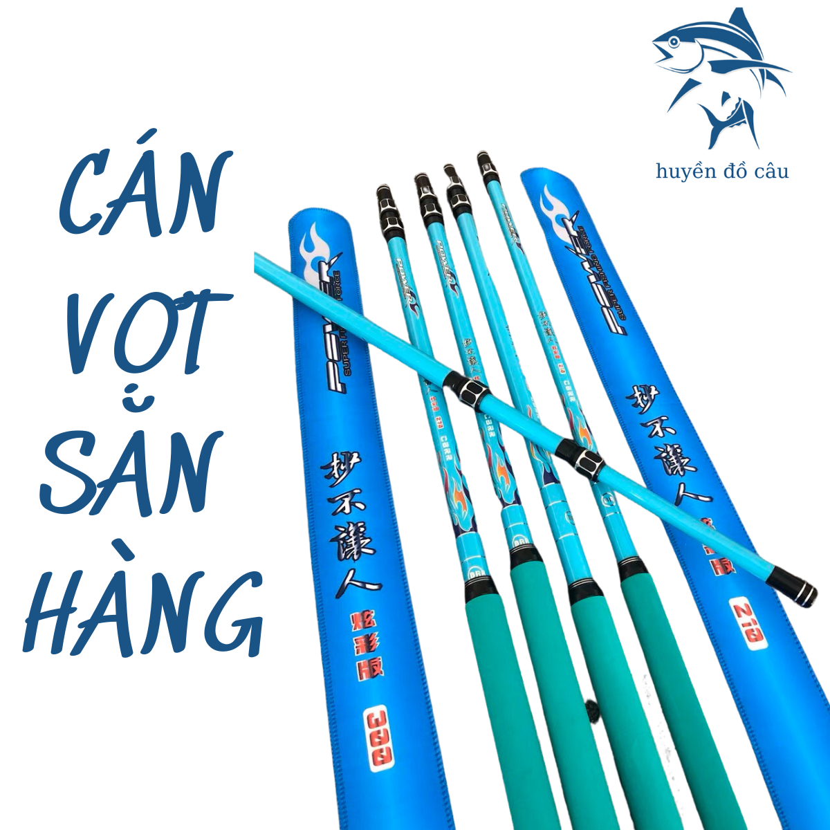 Cán vợt săn hàng power cao cấp, vợt cá carbon cao cấp, h037