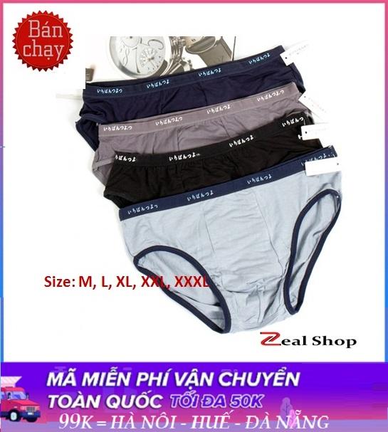 Bộ 5 quần sịp tam giác cotton Nhật