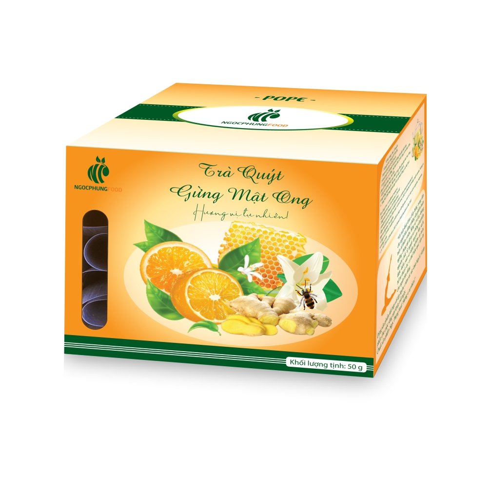 Trà Quýt gừng mật ong