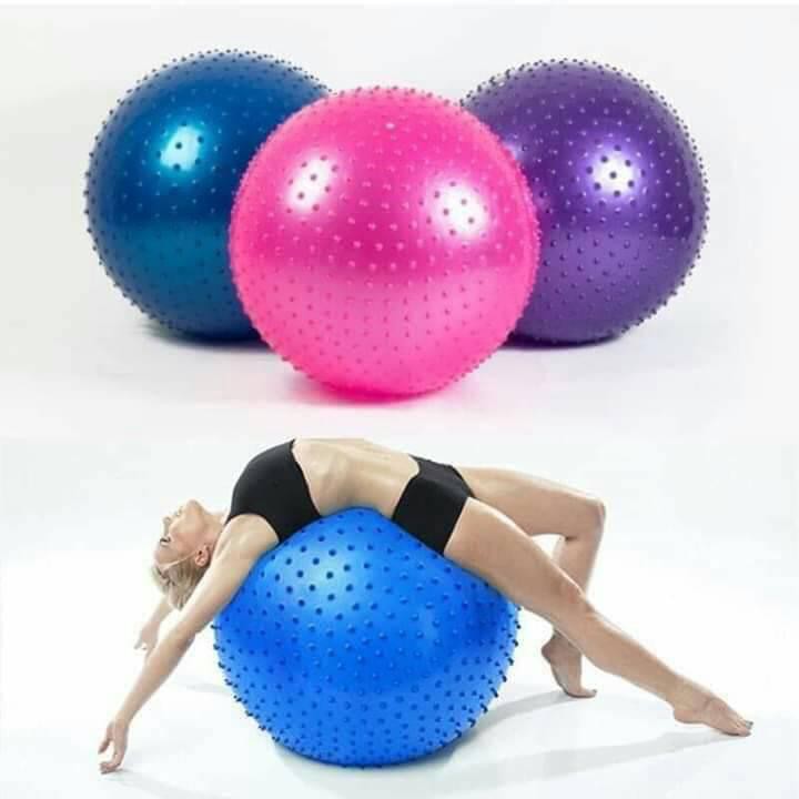 Bóng tập yoga, gym có gai massage cao cấp loại 1 siêu bền