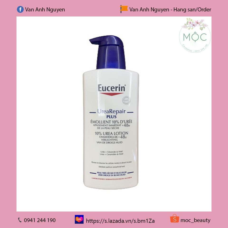 Kem dưỡng ẩm cho body urearepair plus 10% 400ml