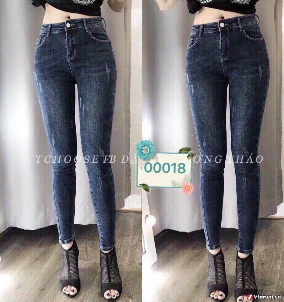 Quần jean nữ chất liệu đẹp hàng chuẩn hình lnn 00018