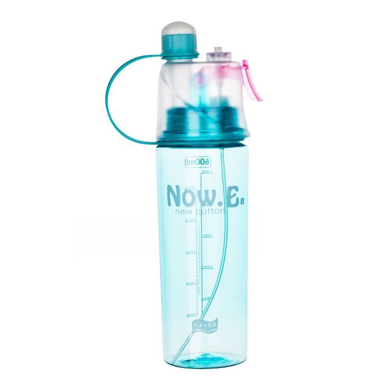 Bình nước thể thao con phun sương 400ml, bình nước thể thao