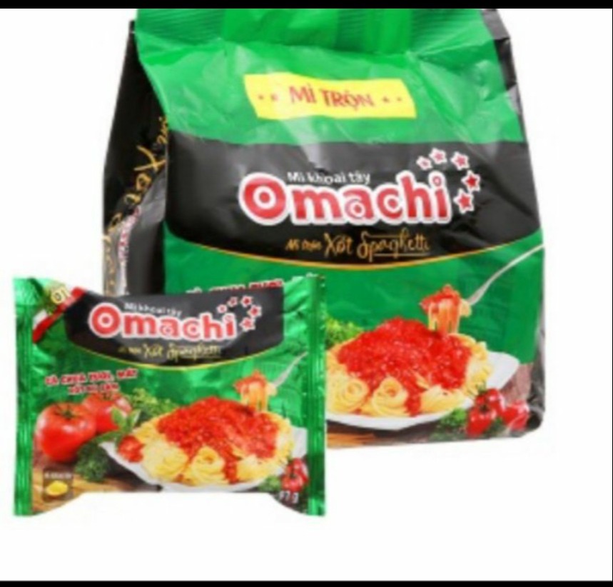 Mì omachi spagheti gói 91g