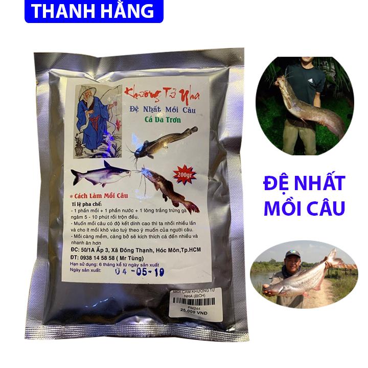 Mồi câu cá da trơn Khương Tử Nha-mồi cám câu cá trê, mồi câu cá lăng, mồi câu cá tra đơn giản hiệu quả