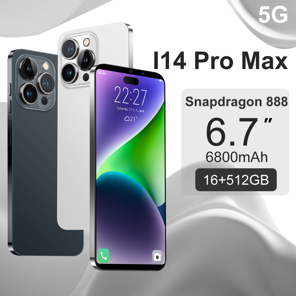 Phone super cheap price I14 Pro Max Dien Thoai cheap game two SIM card