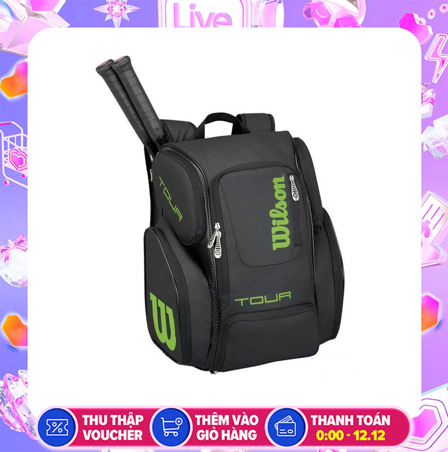 Ba lô Tennis Wilson Tour V Large back