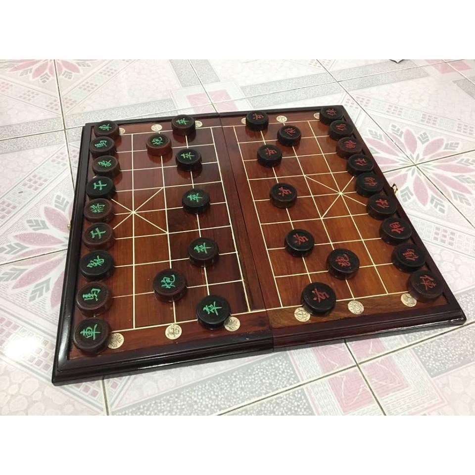 bộ bàn cờ tướng gỗ trắc