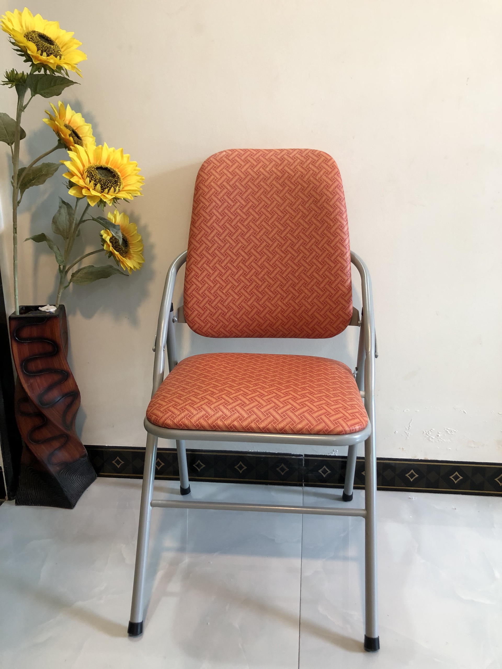 Ghế xếp văn phòng lưng cao, ghế phòng chờ
