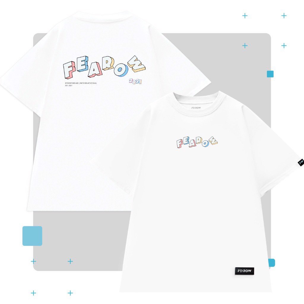 Áo love color tee - white - fw108 w