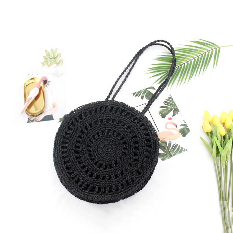Túi cói trống tròn đi biển cực xinh p1252 - parisa.vn
