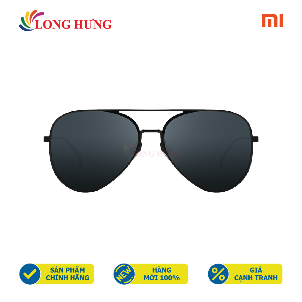 Mắt kính thời trang chống tia UV Xiaomi DMU4053TY TYJ02TS - Gọng kính thép không gỉ, tròng kính nylon phân cực, đệm mũi silicone êm ái, ngăn tia UV, bảo vệ mắt