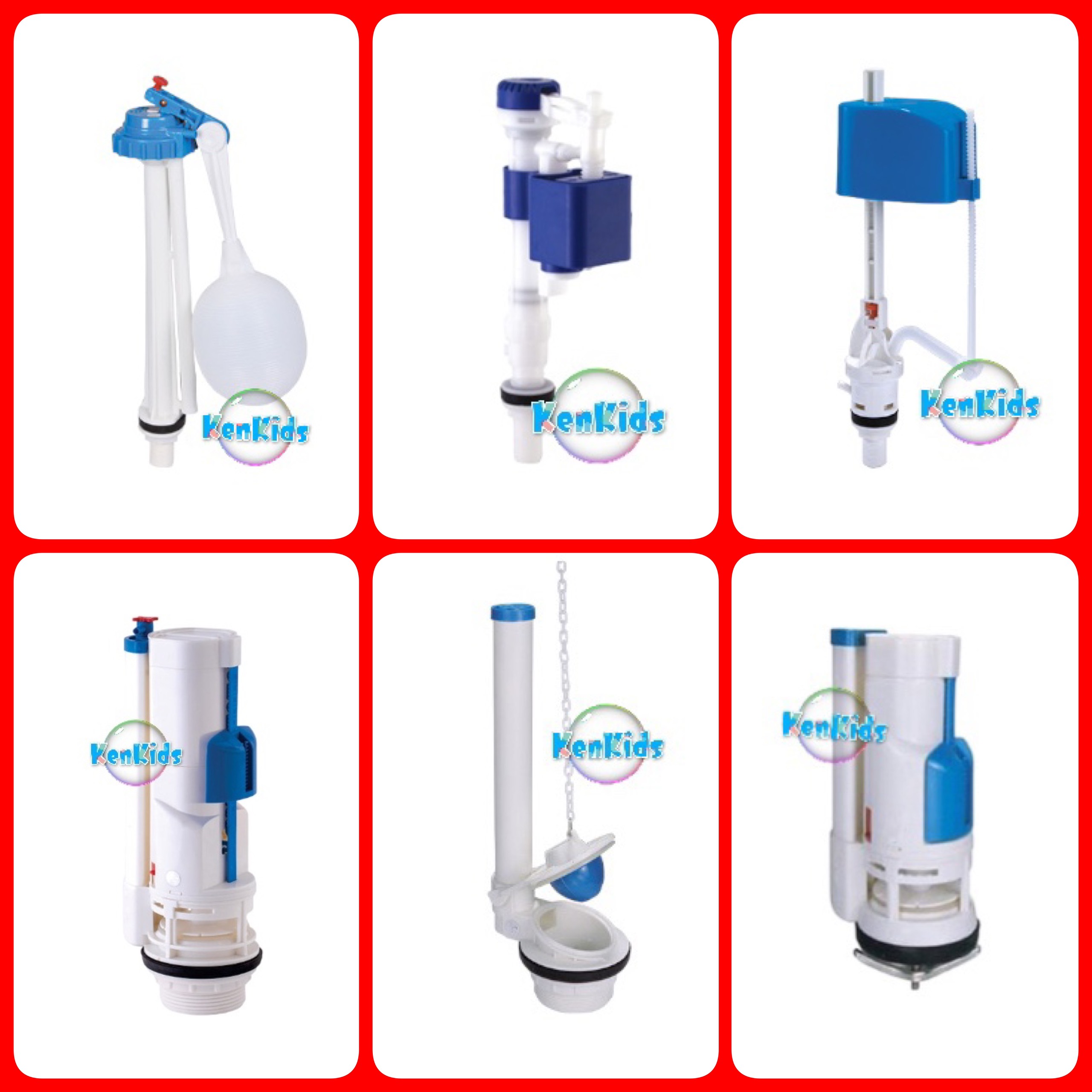 Van xả nước bồn cầu , van cấp nước bồn cầu , phụ kiện phao cấp xả nước bồn cầu