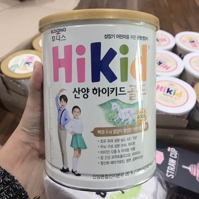 ✔️Sữa Hikid dê Hàn Quốc phát triển chiều cao vượt trội hộp 650g- Date 2025 (1-9Y) - Babystore