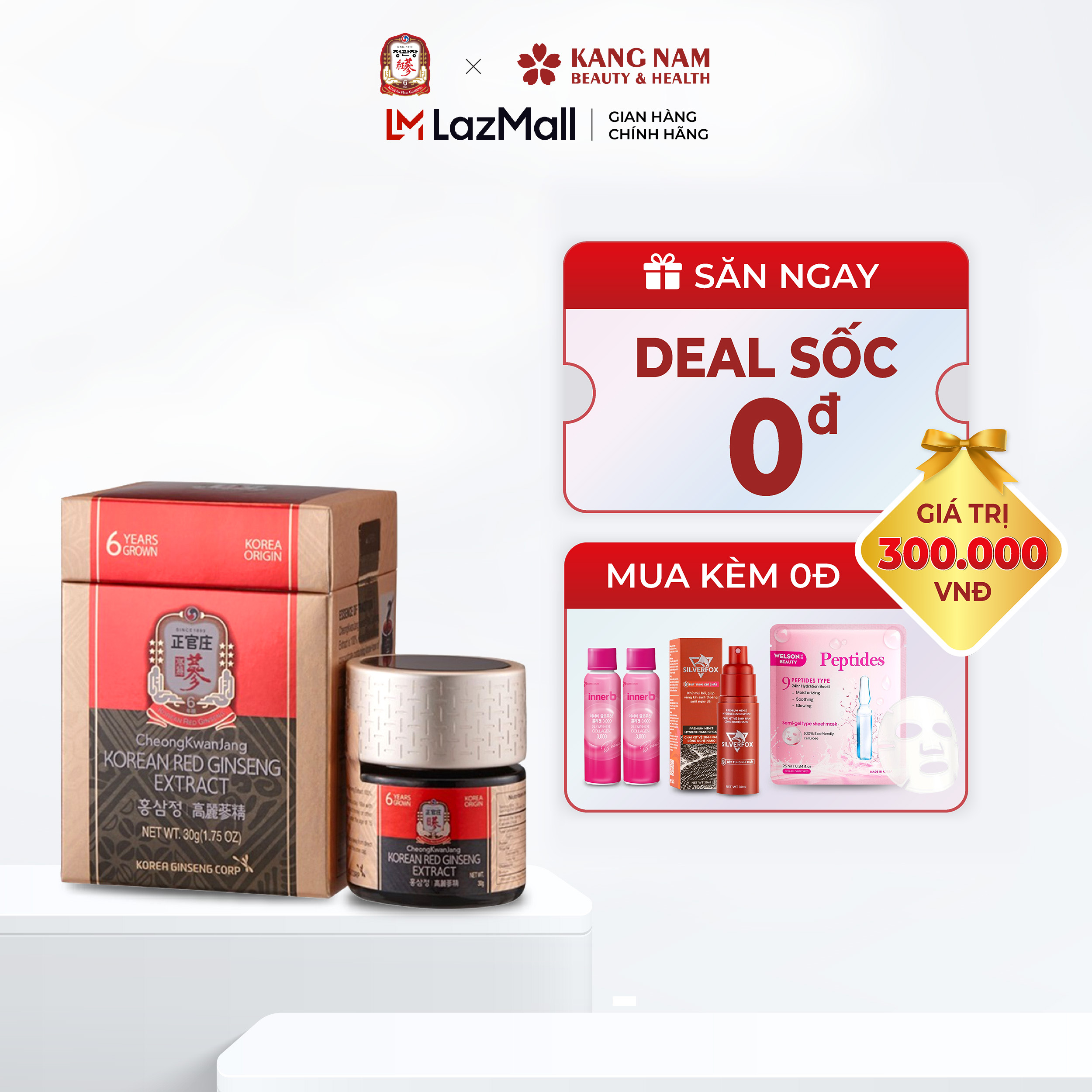 Tinh chất hồng sâm cô đặc kgc cheong kwan chang global extract 30g