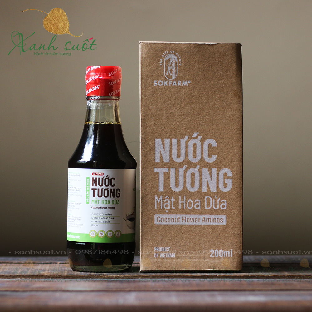 Nước Tương Mật Hoa Dừa- Coconut Flower Aminos- Organic, NonGMO