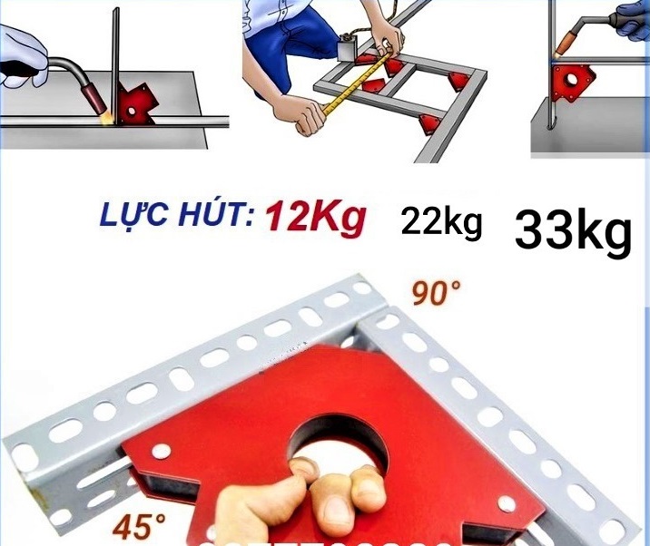 [HCM]Ke góc nam châm- ke góc vuông