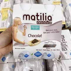 Sữa bầu Matilia vị socola lốc 4 hộp x 200ml