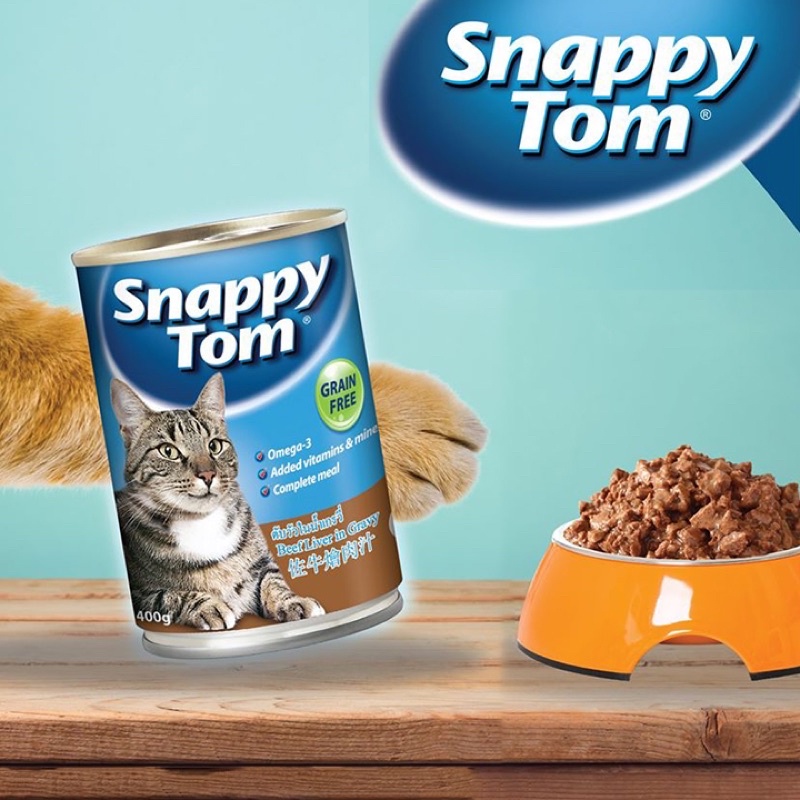 Pate Snappy Tom lon 400gr