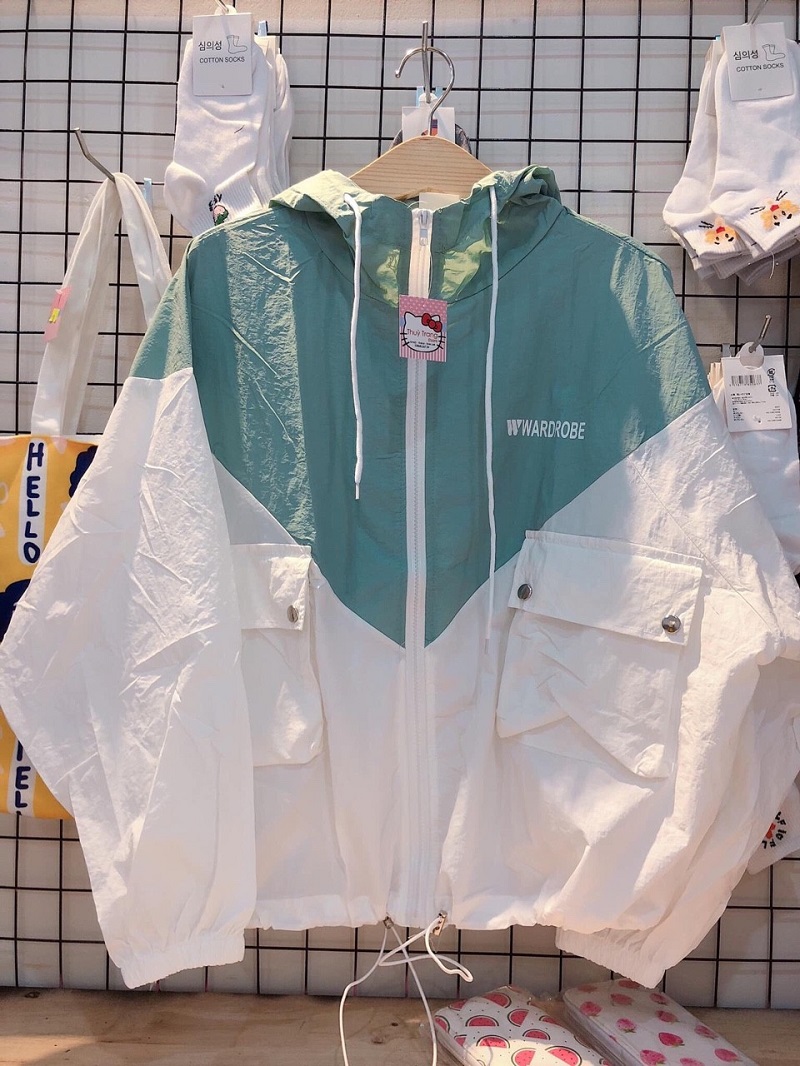 Áo Khoác Dù Nhẹ Nữ 2 Lớp Mẫu Mới Nhất - Hàng Bao Chất Vải chipu