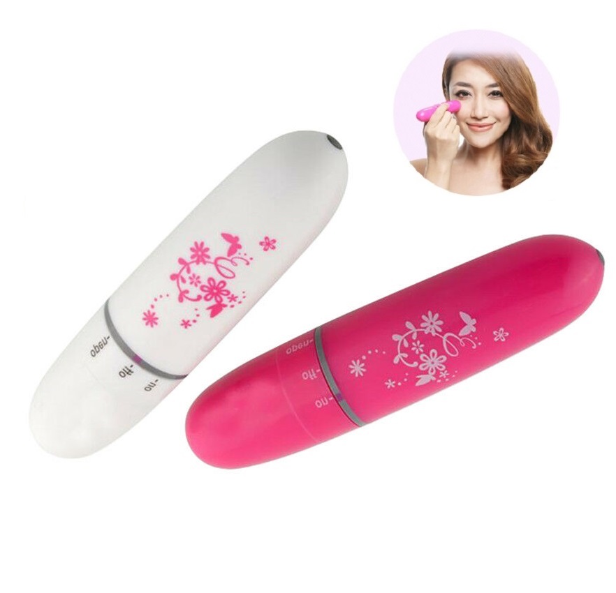 (Tặng Kèm 1 SP Random) Massage mắt mini cầm tay 208 + Pin AA - Electric Mini Vibrations Pouch Eye Massage Pen (Bút Massage mini cầm tay, máy mát xa mắt mini)