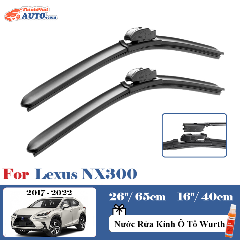 Gạt mưa xe lexus nx300 silicone