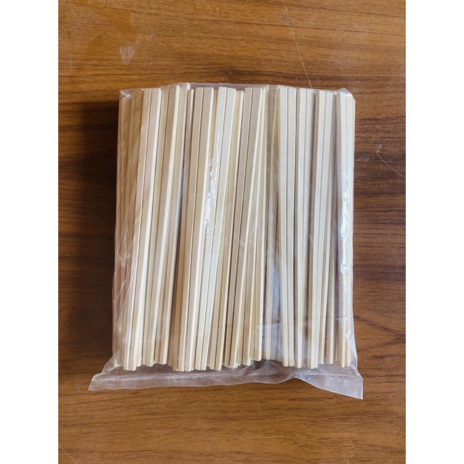 Đũa tách 1 lần,sét 100 đôi đũa trần