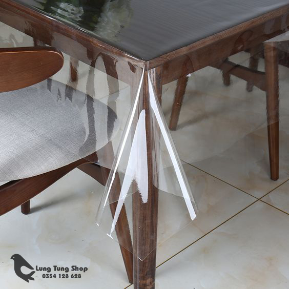 Khăn trải bàn trong suốt - Tấm nhựa trải bàn tròn và bàn vuông