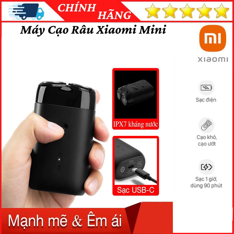 Máy cạo râu xiaomi mini mijia s100 msx201 2 lưỡi dao
