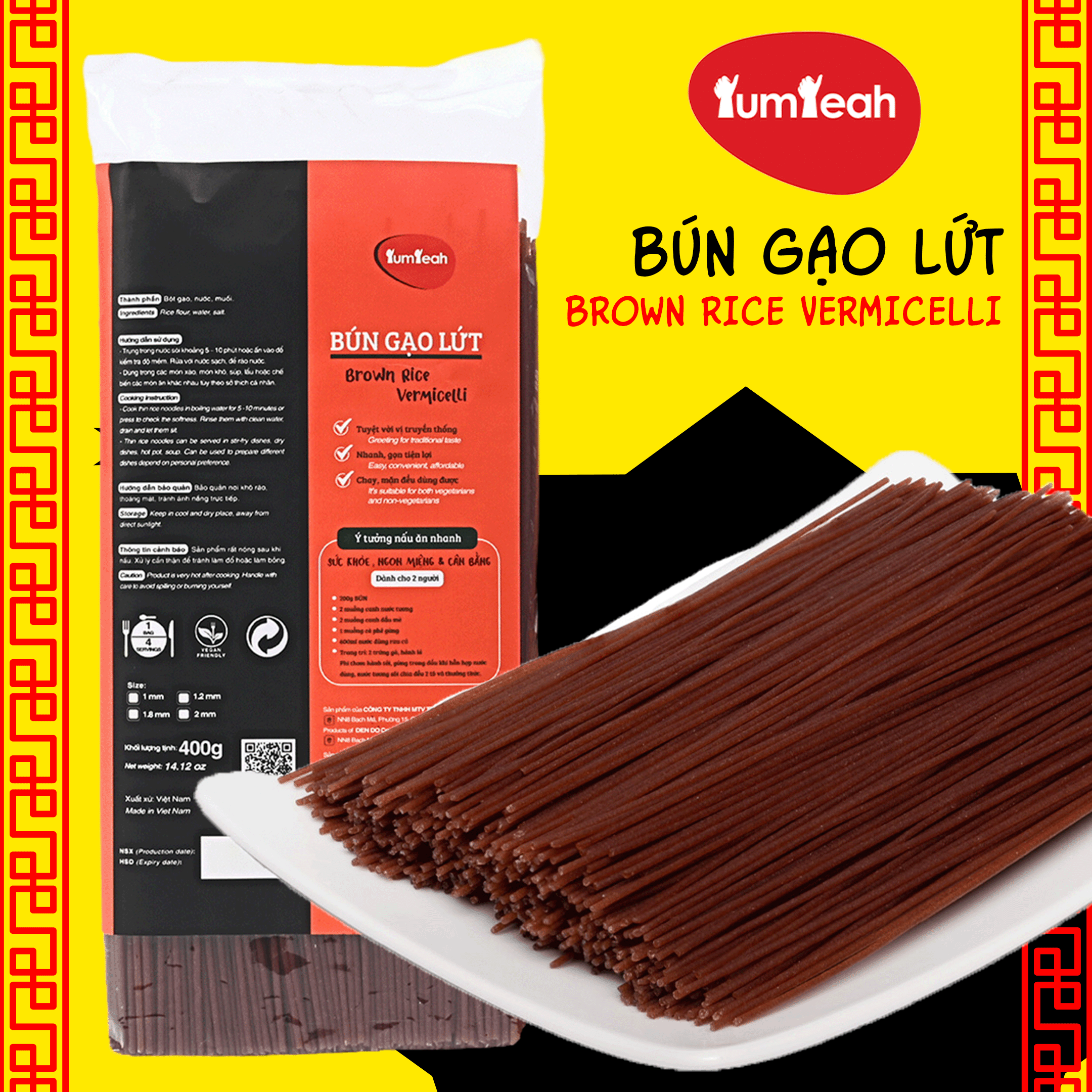 BÚN GẠO LỨT GÓI 400g
