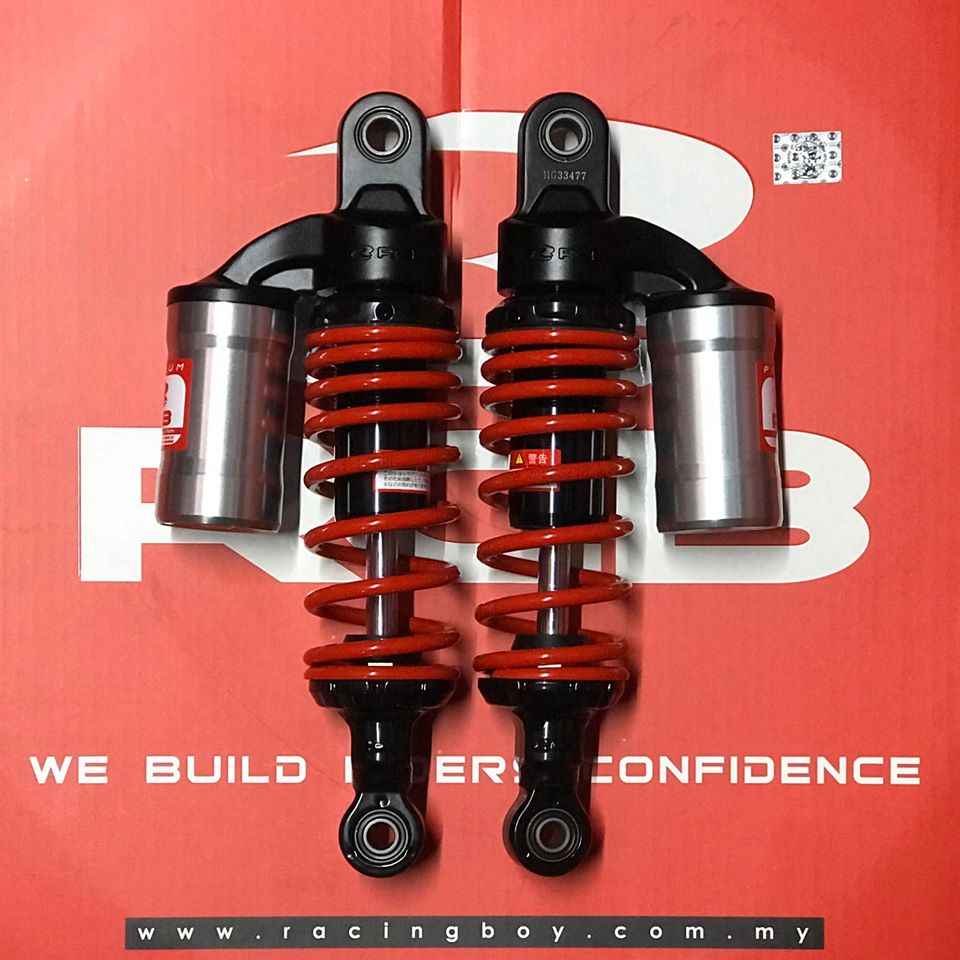 Phuộc sau bình dầu RCB gắn Sirius Jupiter MB2 Đỏ