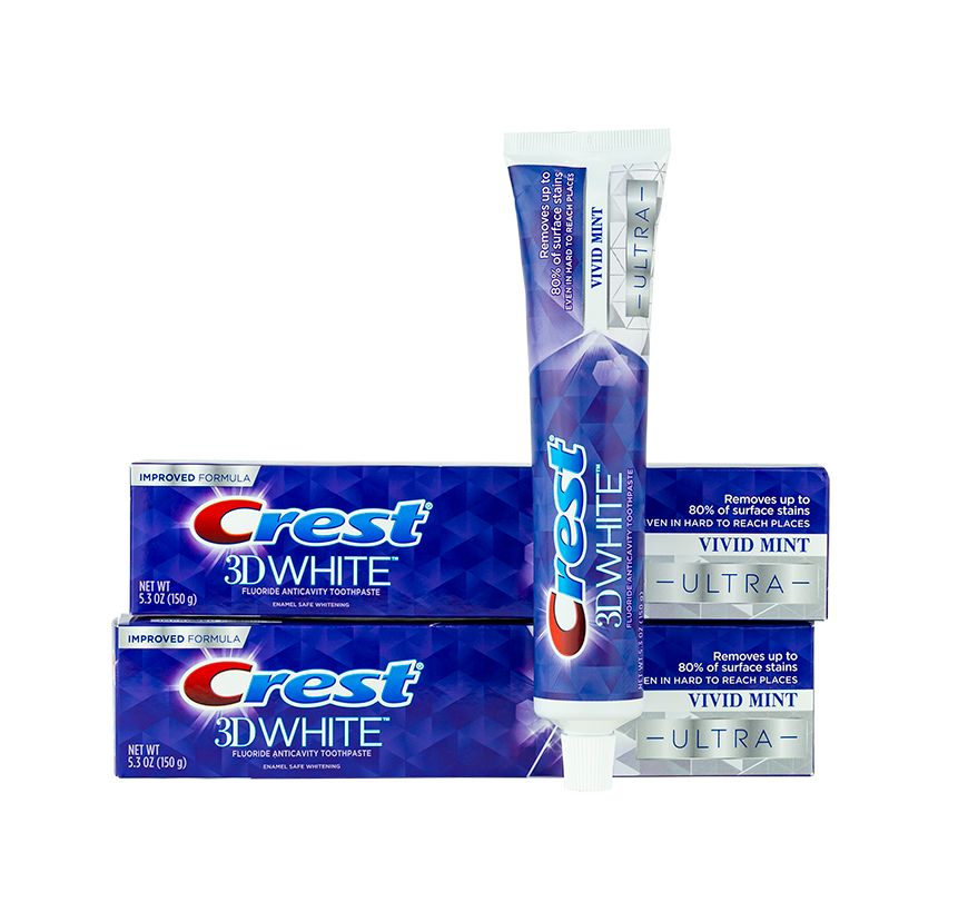 Kem đánh răng trắng răng Mỹ Crest 3D White 158g
